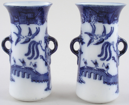 Vases pair c1920s
